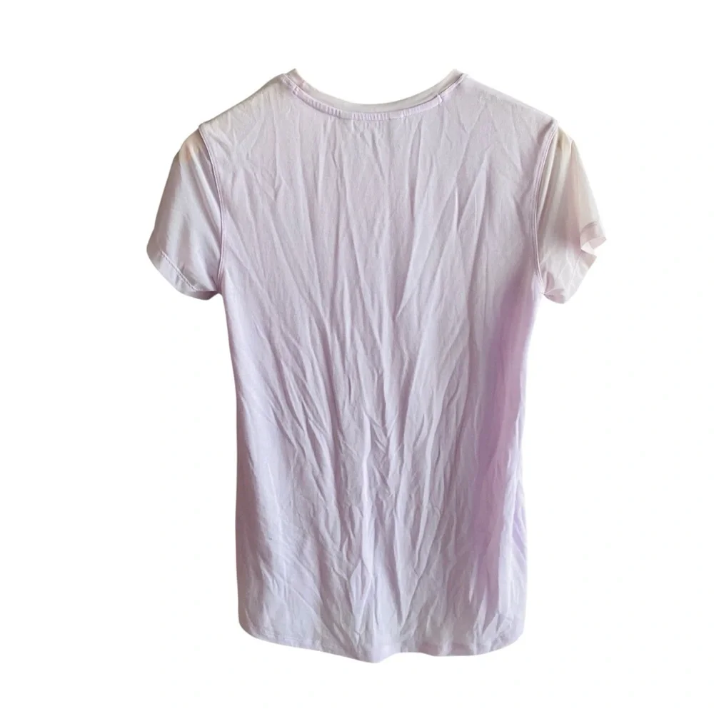 Athleta Cloudlight Hybrid Pink Tee Size Small - Picture 5 of 8